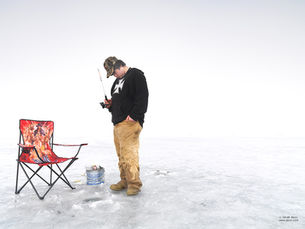 Ice Hole Fishing
