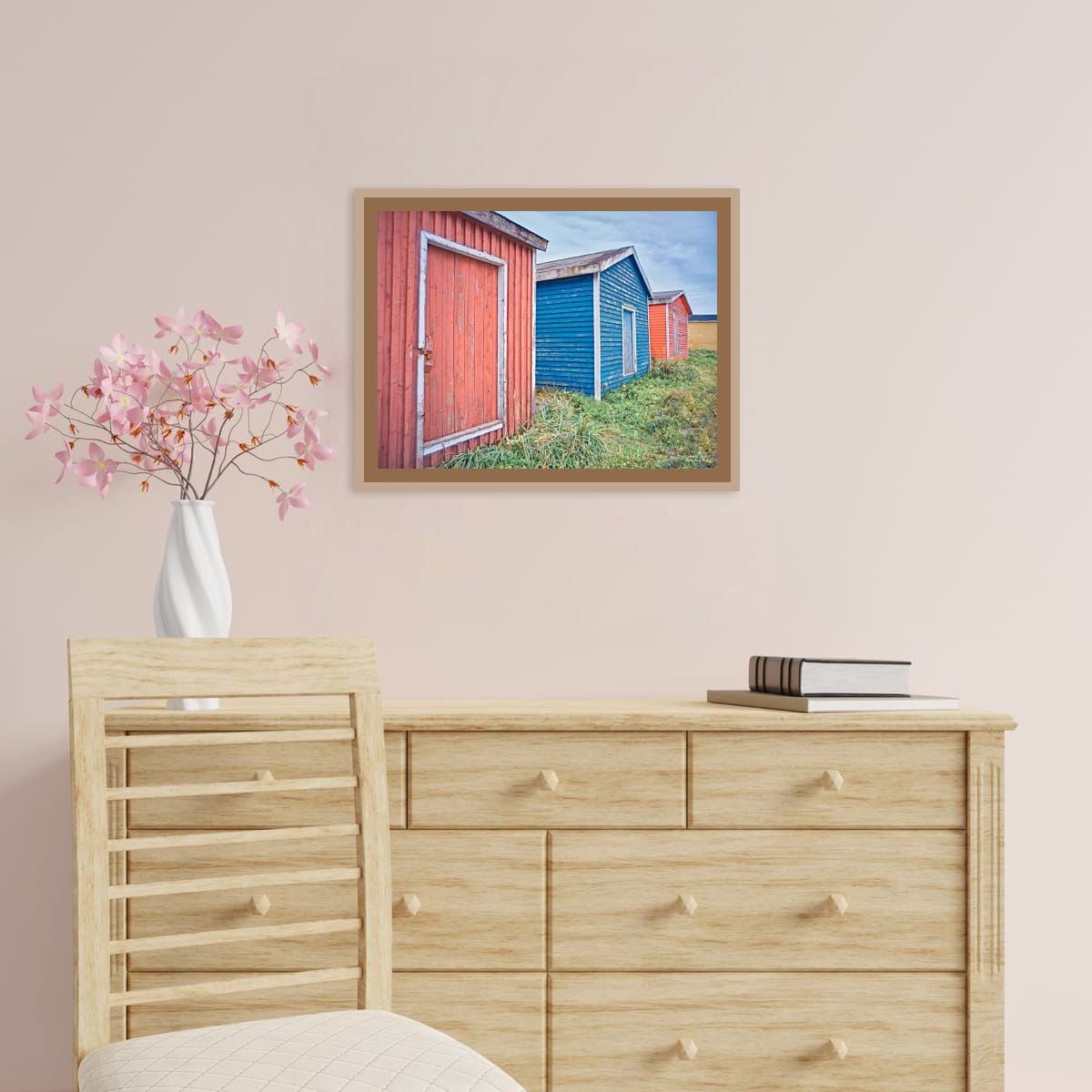 Colorful Shacks 18x24