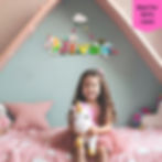 Custom unicorn nursery name decor handmade gifting option