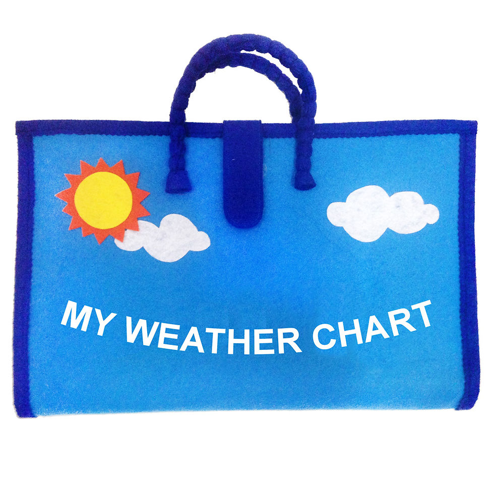 Thumbnail: Weather Learning Educational Chart Magnetic Toy - Set of 12pcs