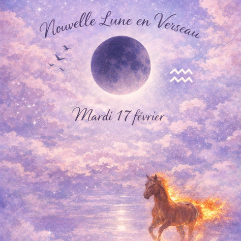 🌚Nouvelle Lune 17 Février 2026🐎