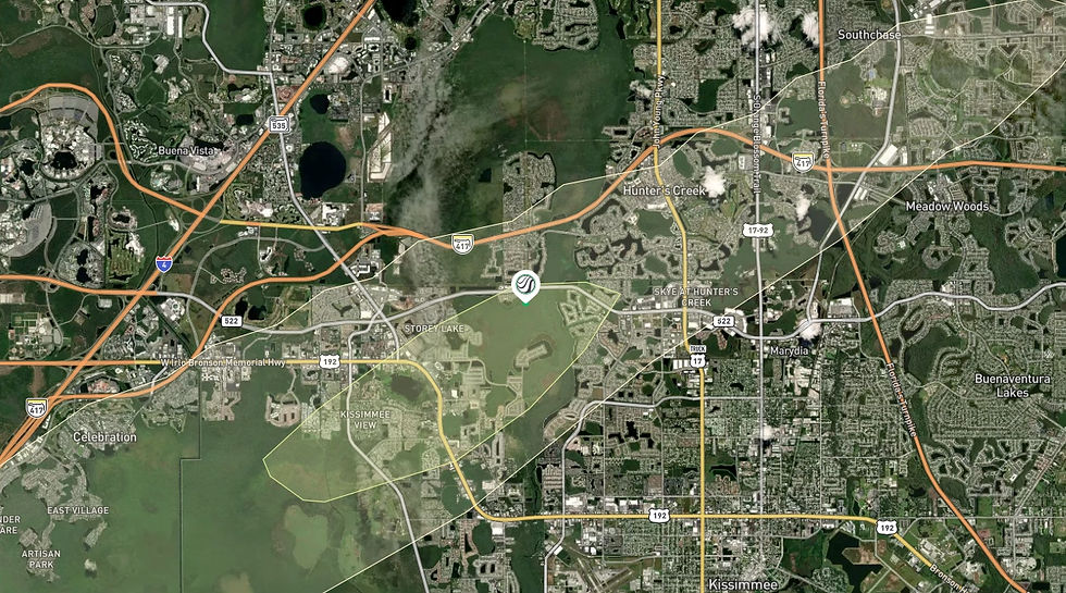 Hail Storm Track, Kissimmee Fl