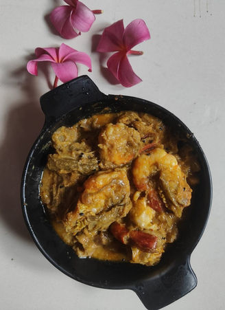 কচু আর বেগুন দিয়ে একটু মাখোমাখো চিংড়ি এই পদ খেতে কে কে ভালোবাসেন? অনবদ্য এই রেসিপিটি দিলেন সুপর্ণা মণ্ডল।