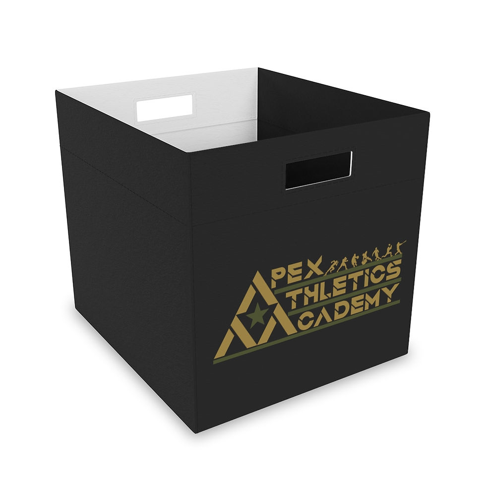 Apex Athletics Academy Felt Storage Box