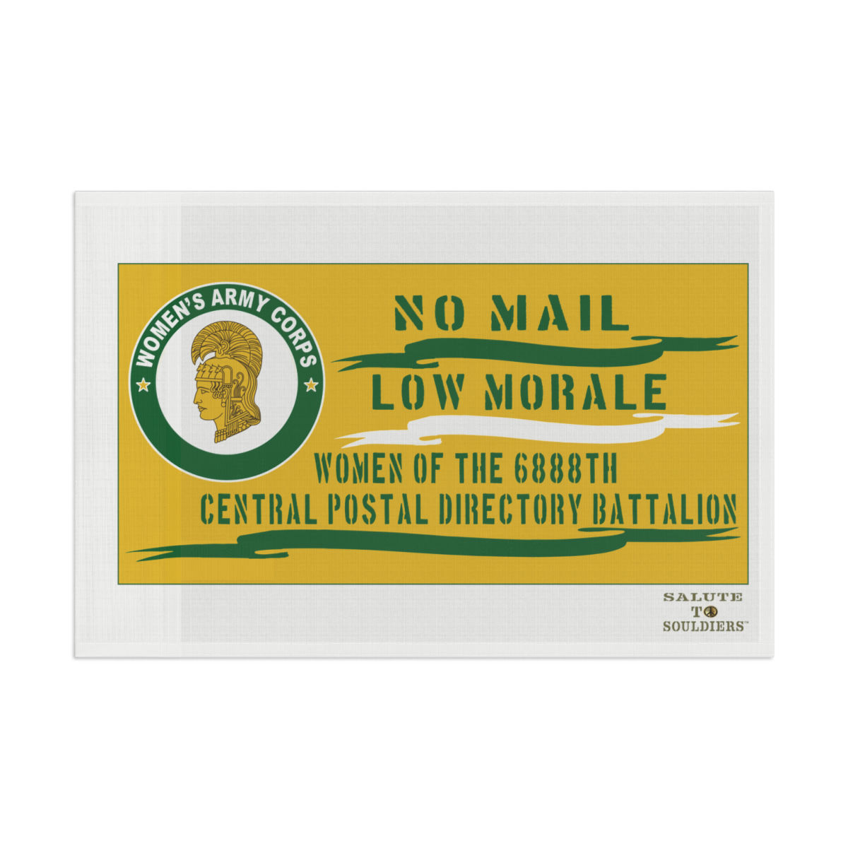 SALUTE TO SOULDIERS "SIX TRIPLE EIGHT" Flag