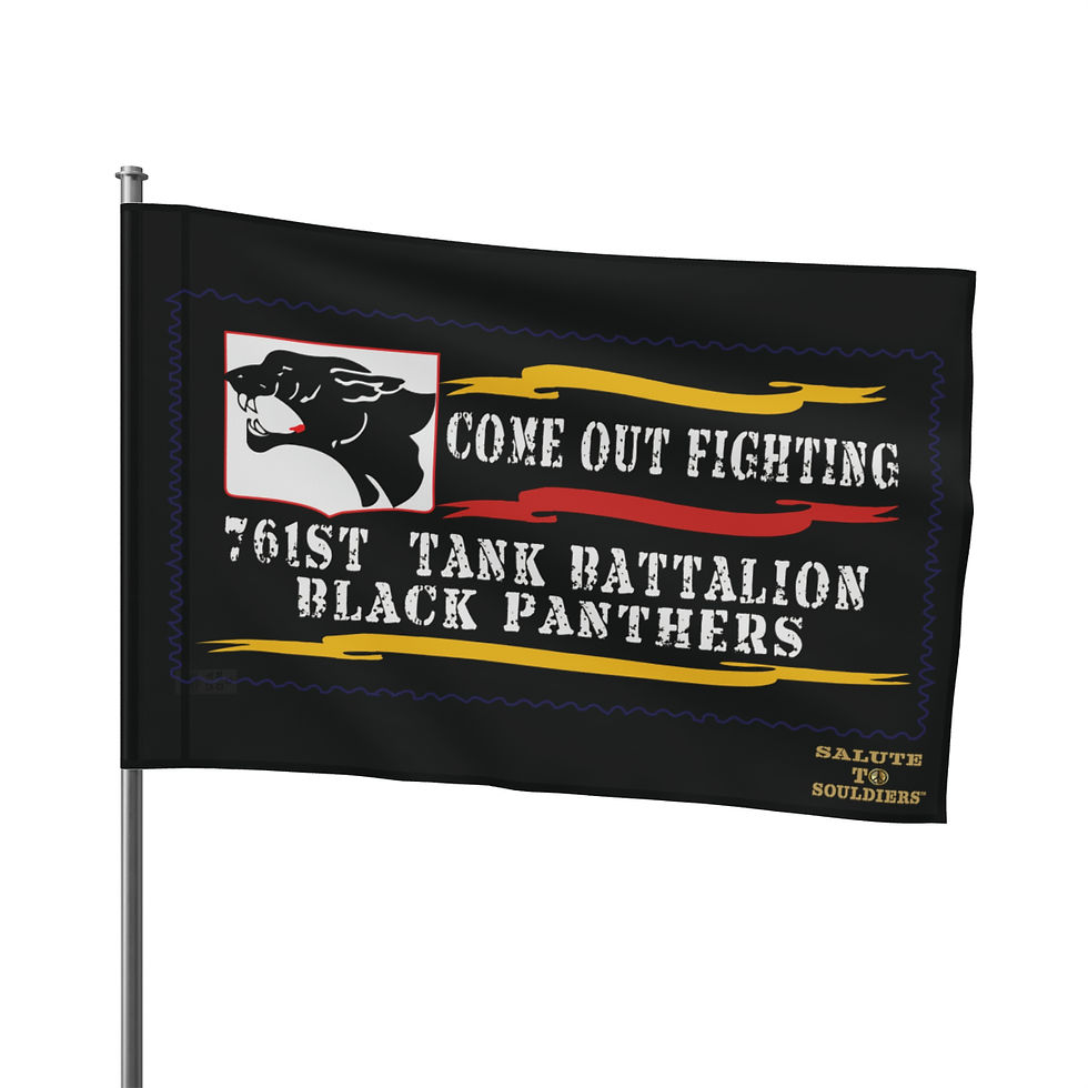 Thumbnail: SALUTE TO SOULDIERS "BLACK PANTHERS" Flag