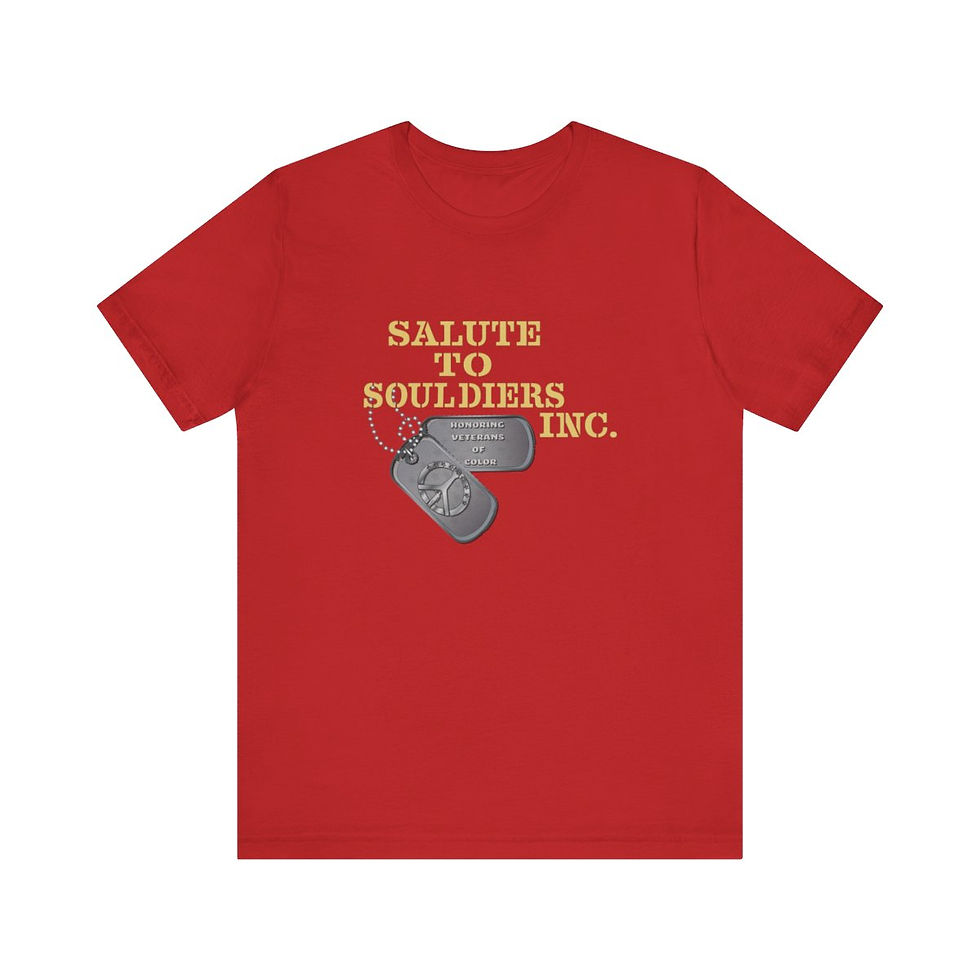 Miniatura: Salute To Souldiers Inc. Unisex Jersey Short Sleeve Tee Dark Colors