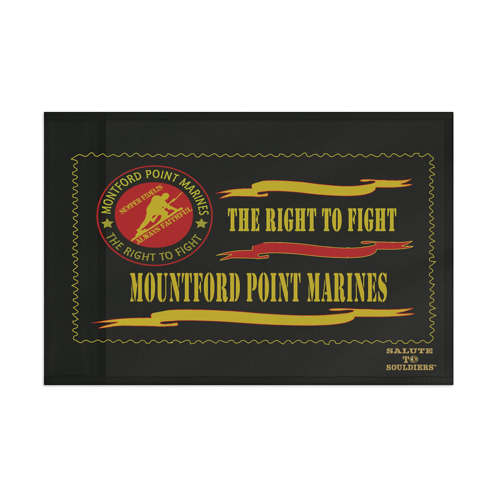 Miniatura: SALUTE TO SOULDIERS "MONTFORD POINT MARINES" Flag