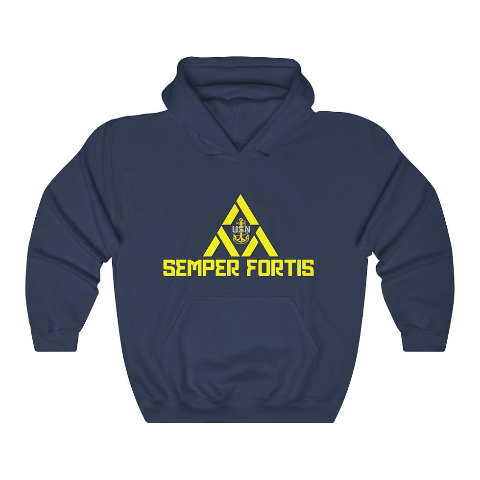 "Semper Fortis Salute to Service" Unisex Heavy Blend™ Hooded Sweatshirt