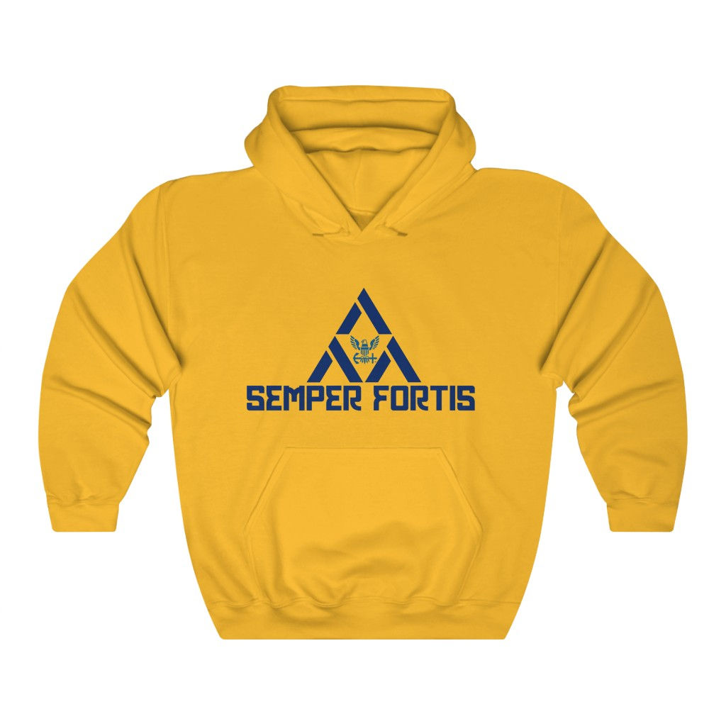 "Semper Fortis Salute To Service" Unisex Heavy Blend™ Hooded Sweatshirt