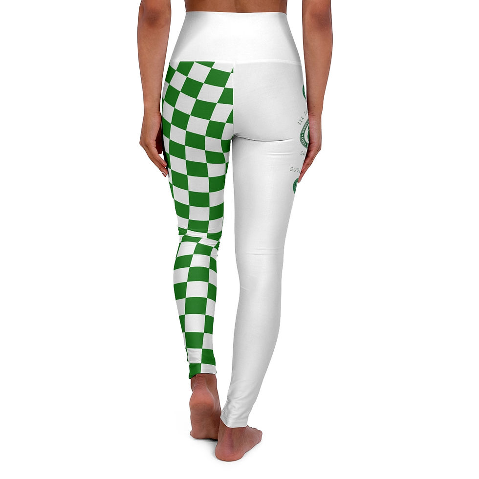 Thumbnail: 6888th Salute To Souldiers Collection High Waisted Yoga Leggings (AOP)