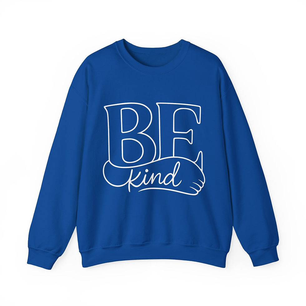 Thumbnail: Be Kind Faith-Inspired Crewneck Sweatshirt — Cozy Inspirational Pullover