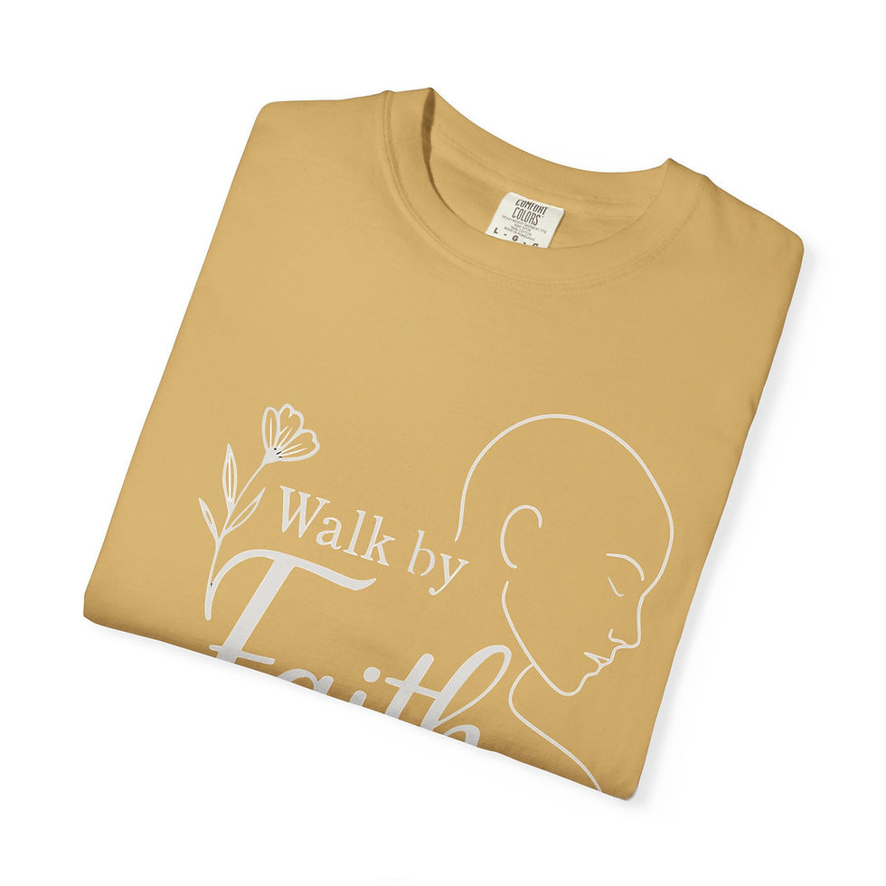 Thumbnail: Walk by Faith Unisex T-Shirt, Inspirational Christian Tee, 