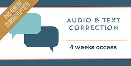 TCF recorded sound and text correction image