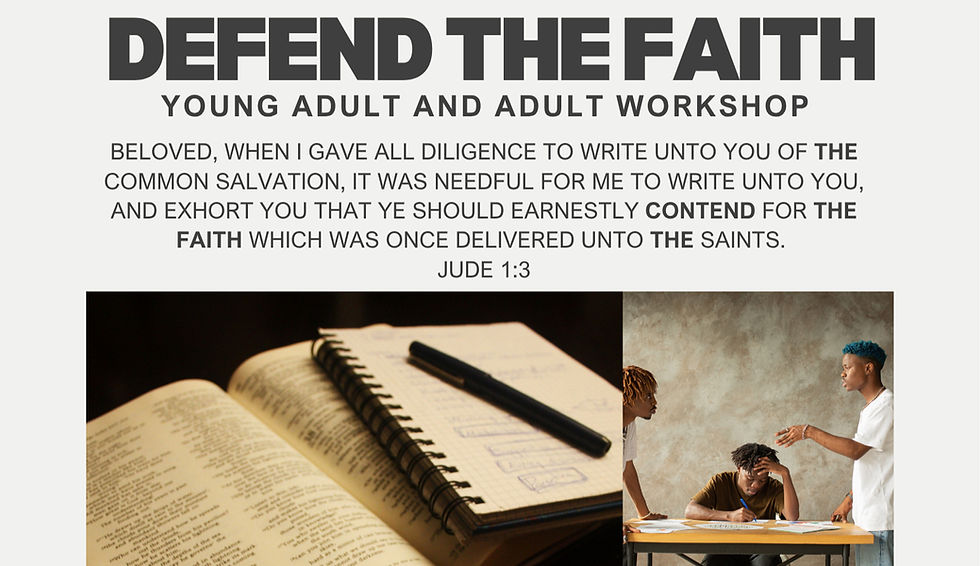 Defend The Faith Workshop