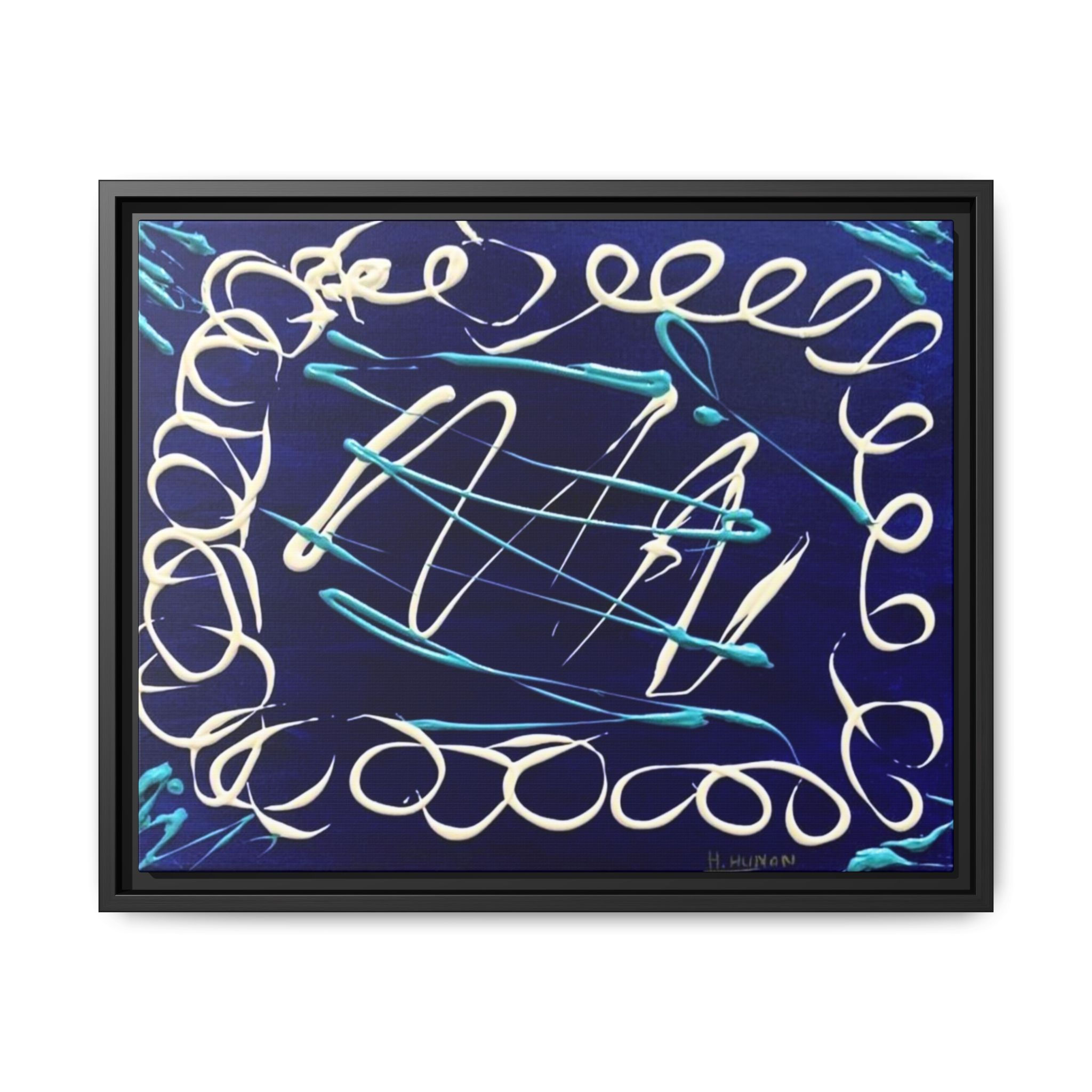 Abstract Ocean - First Edition Abstract Art Print by Hanz Human