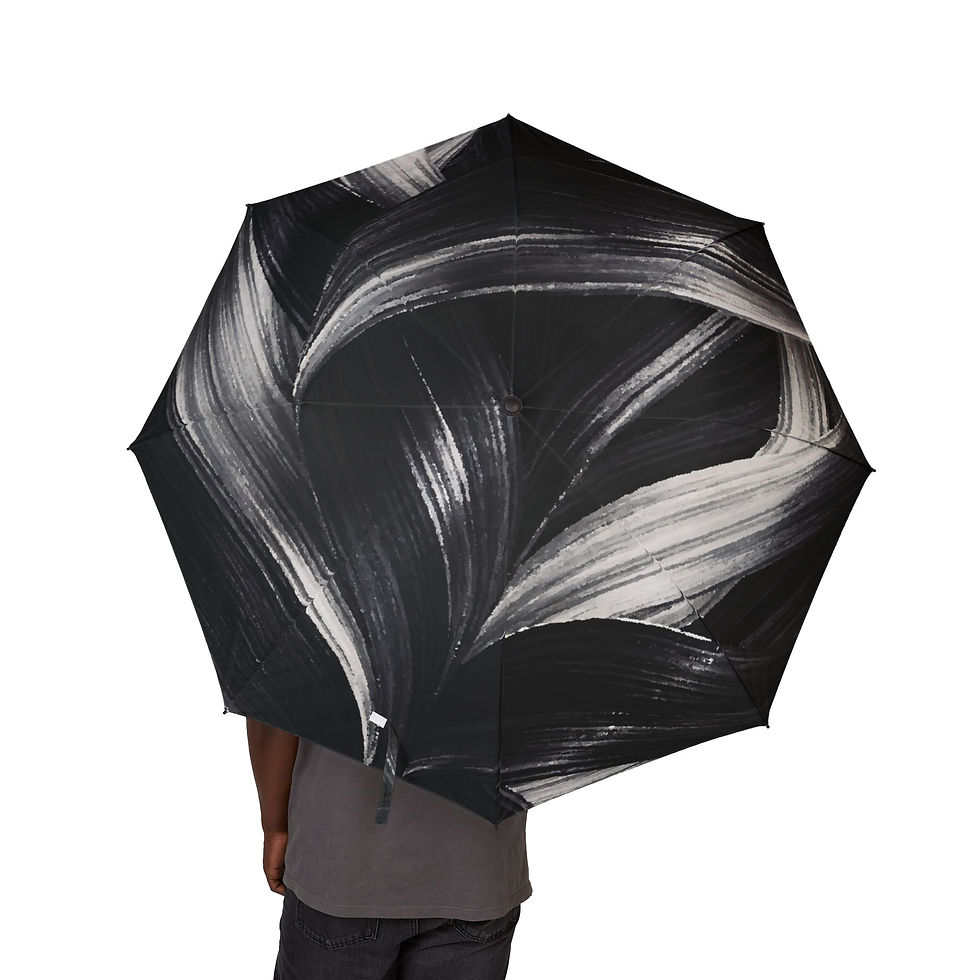Thumbnail: Movement of the night Semi-Automatic Foldable Compact Windproof Travel Umbrella