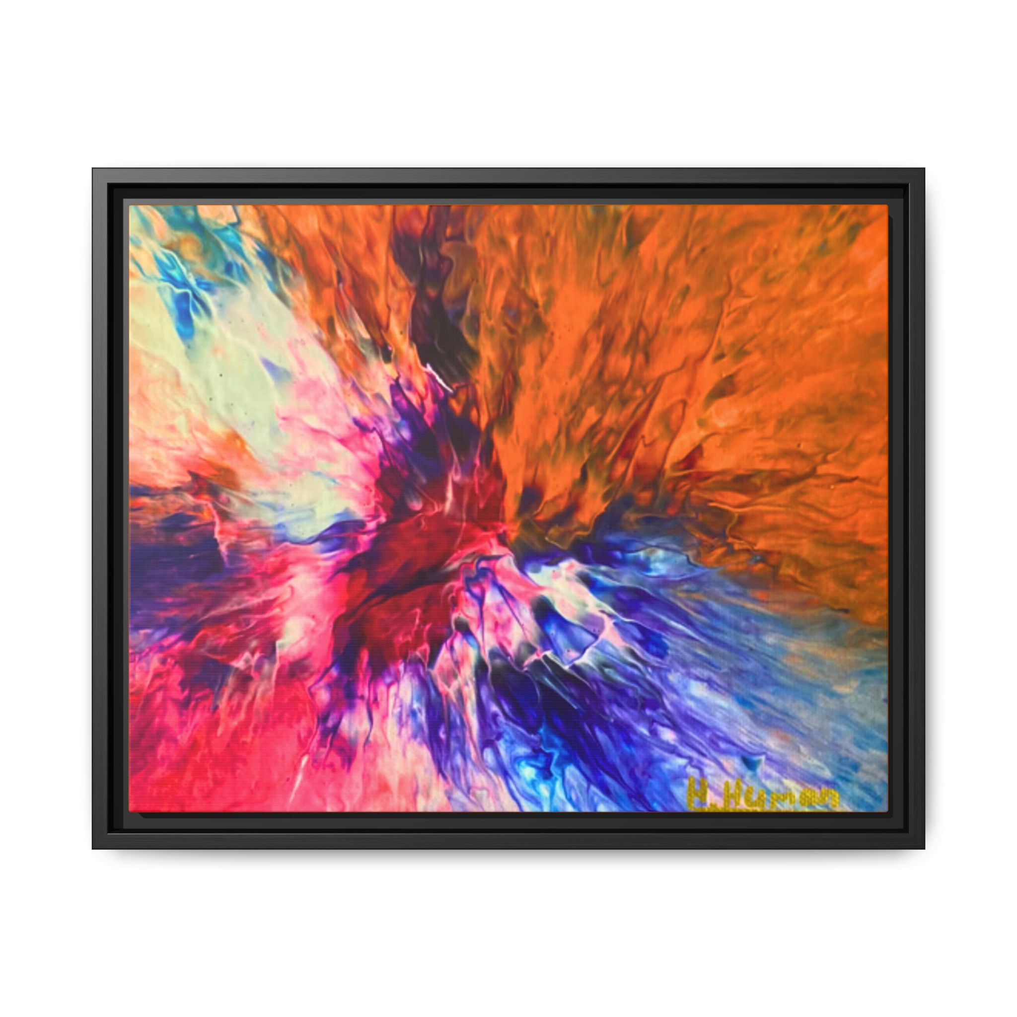 Cosmic Bloom - First Edition Abstract Art Print by Hanz Human (Limited Release)