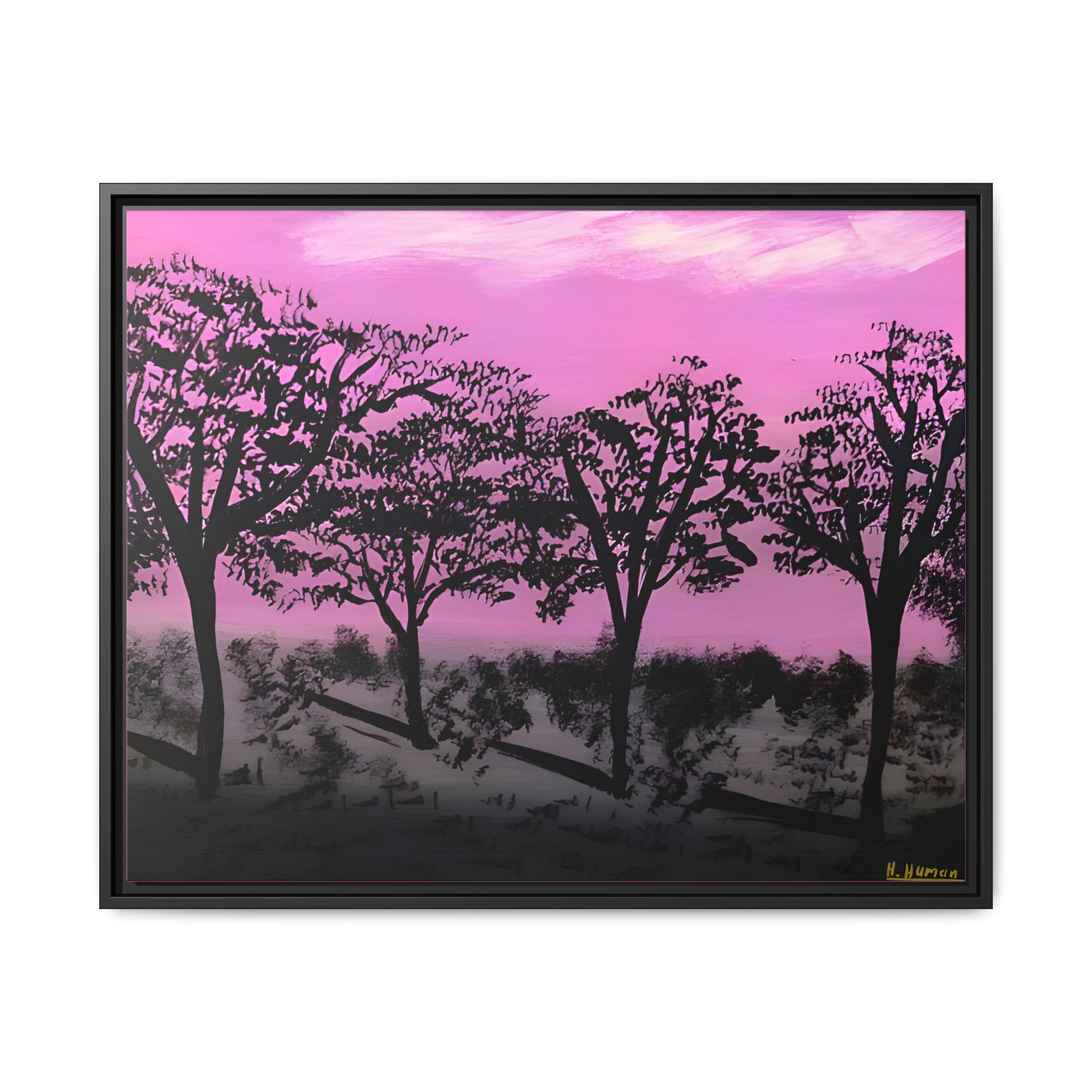 Morning at the park - First Edition Landscape Art Print by Hanz Human