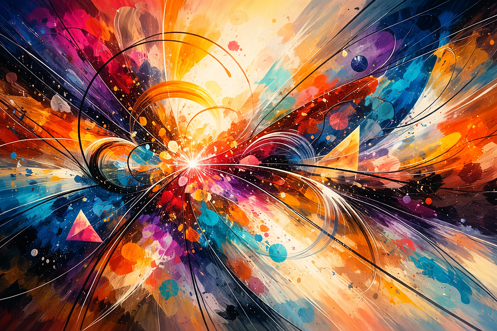 Abstract art composition