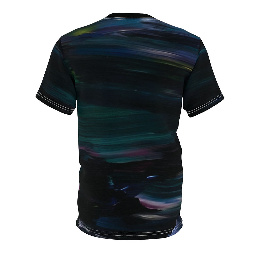 Thumbnail: Sugar Coated Emotions Original Artwork Brushstroke Tee — All-Over Print Shirt