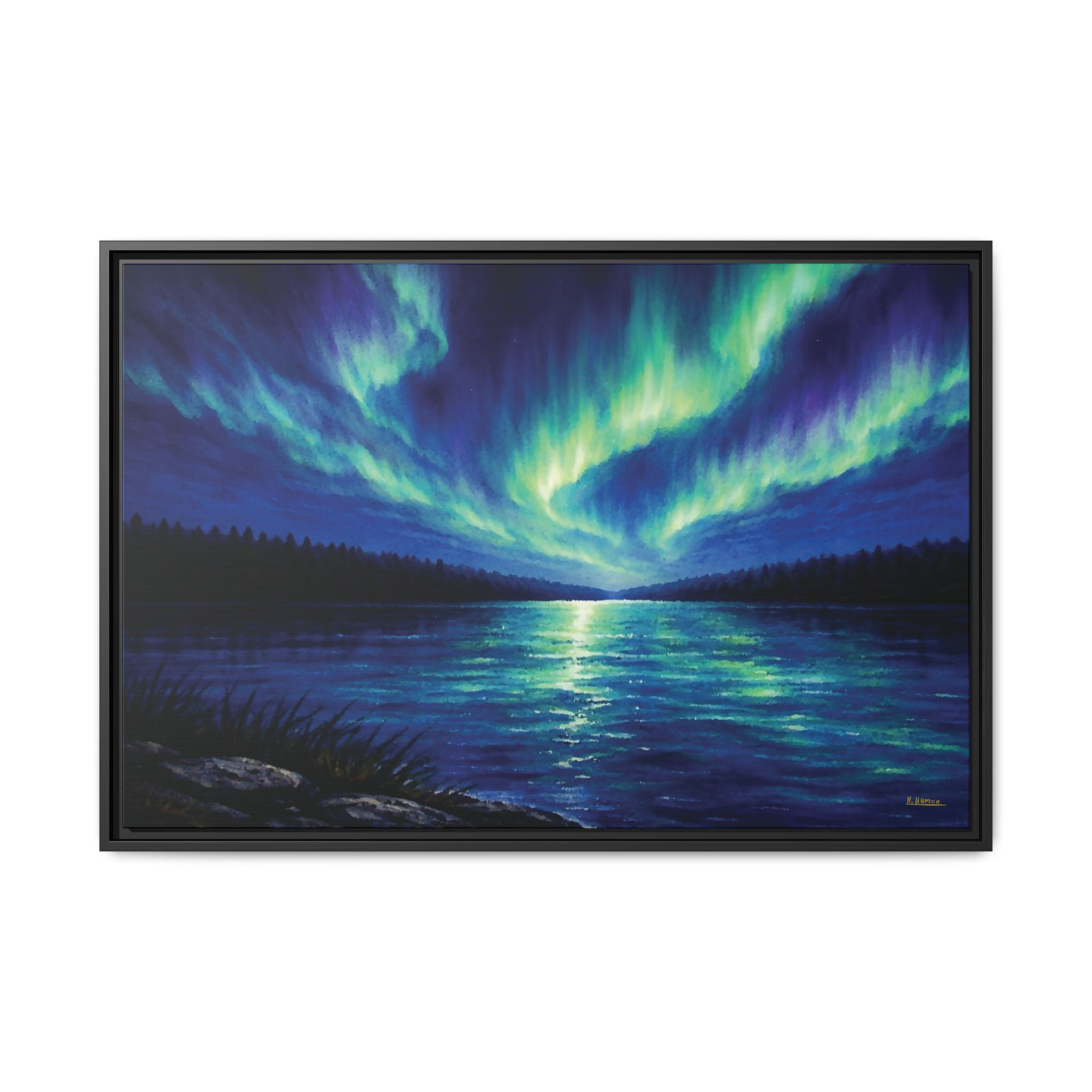 Whispers Northern Lights– Limited Collectors Edition Art Print by Hanz Human 5/5