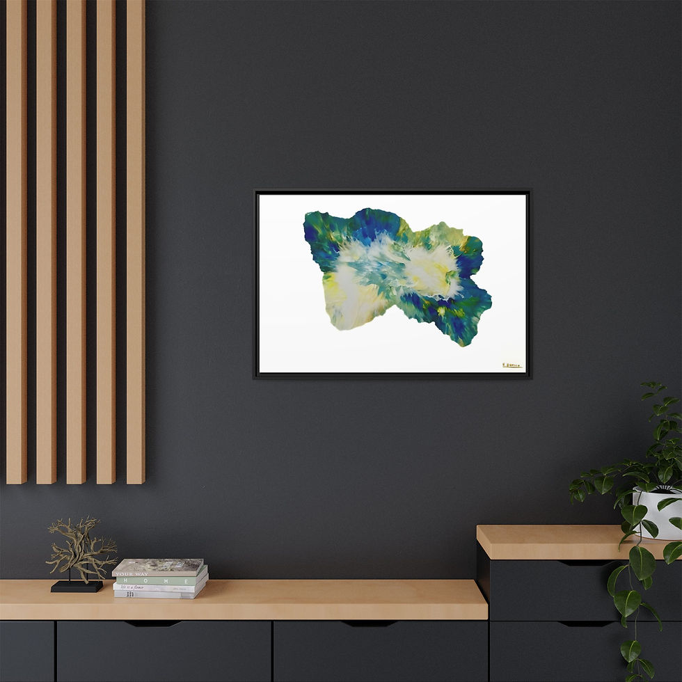 Thumbnail: Barnical glow First Edition Abstract Art Print by Hanz Human (Limited Release)