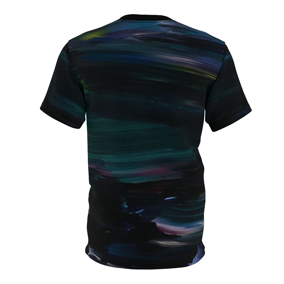 Thumbnail: Sugar Coated Emotions Original Artwork Brushstroke Tee — All-Over Print Shirt