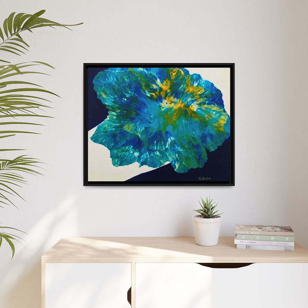 Thumbnail: Ocean’ s Blossom - First Edition Abstract Art Print by Hanz Human