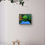 Thumbnail: Peaceful Pond 20x16" | Serene Landscape Acrylic Painting | Hanz Human Hand-Paint