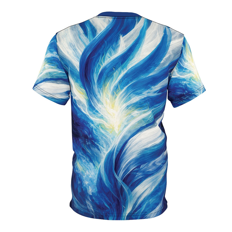 Thumbnail: Masks of the soul Abstract Original Artwork Brushstroke  — All-Over Print Shirt