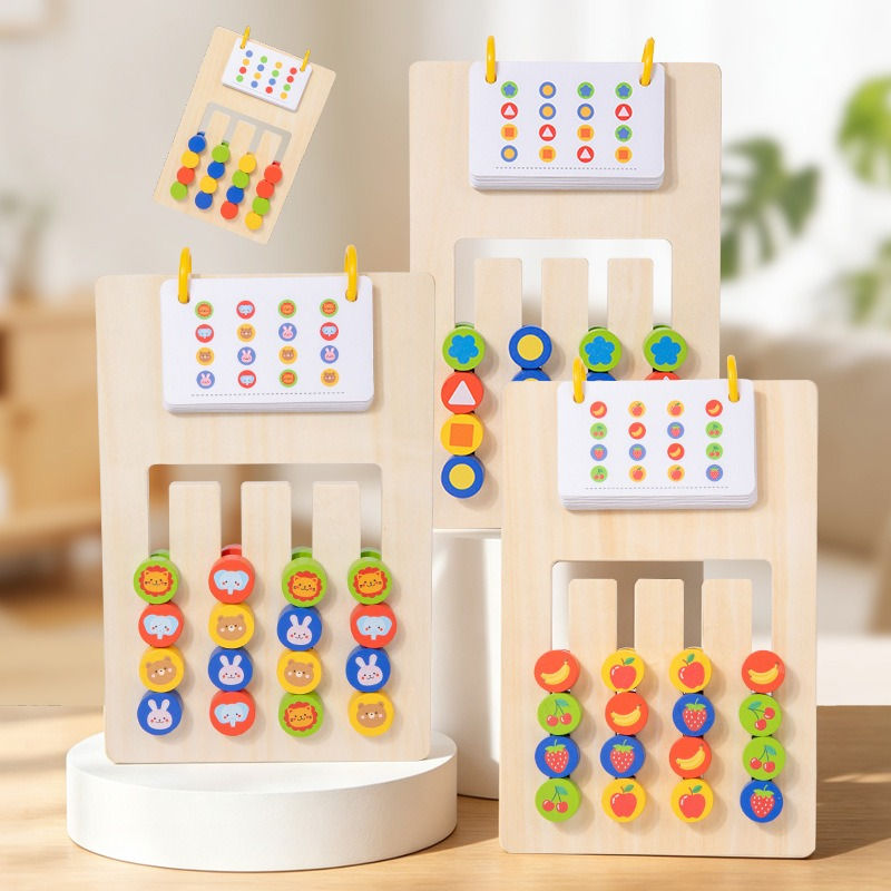 Educational Four-Color Game Pieces