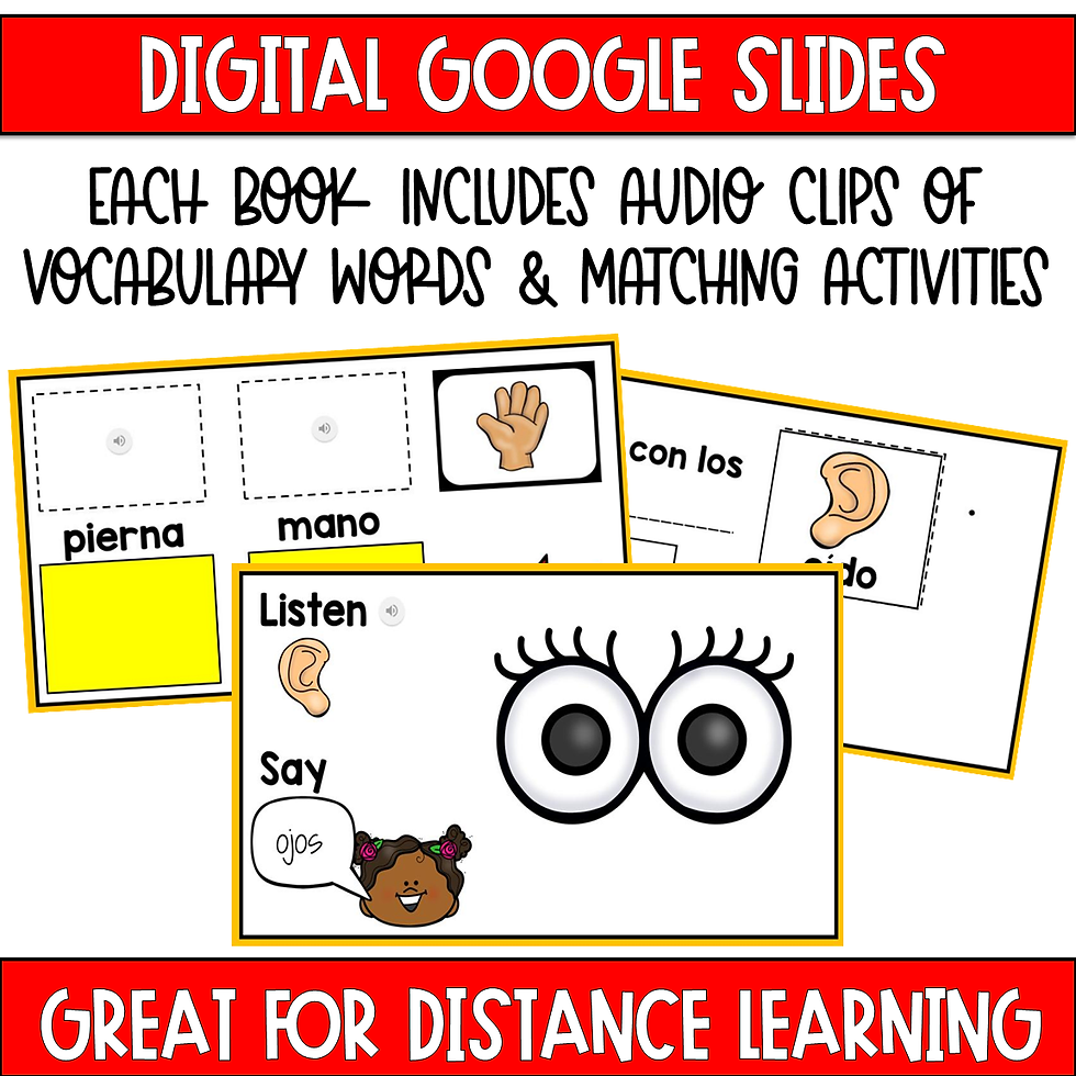 Thumbnail: Spanish Books and Games with Audio-Digital and Print- Set 1