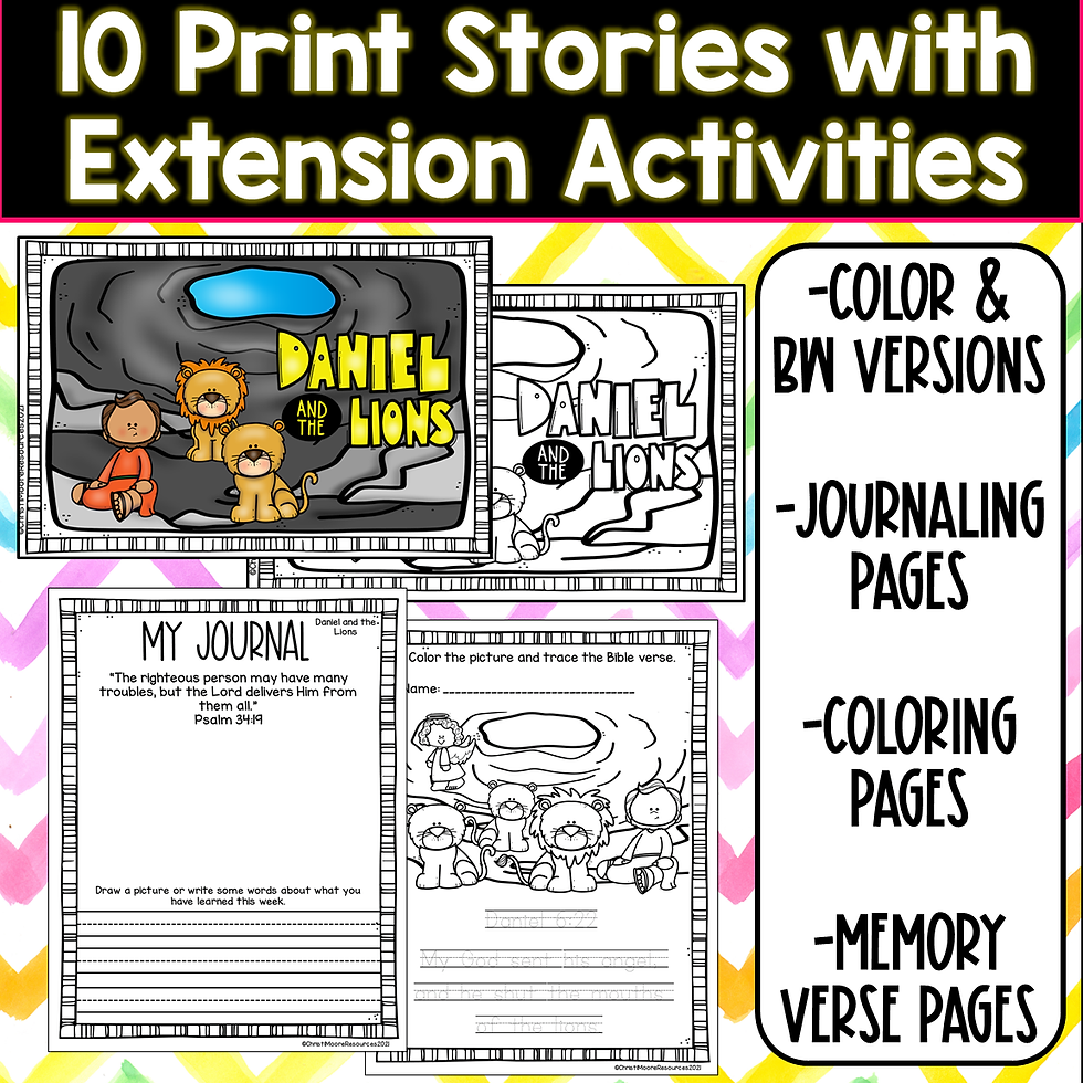 Thumbnail: Bible Readers and Activities- Volume 2 (Google and Seesaw Preloaded)