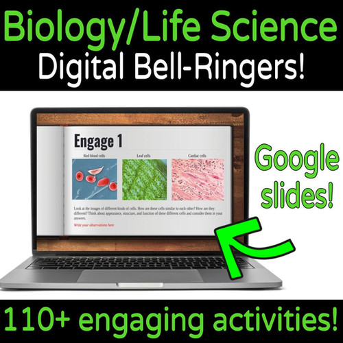 Digital Biology BellRingers for the Year mysite