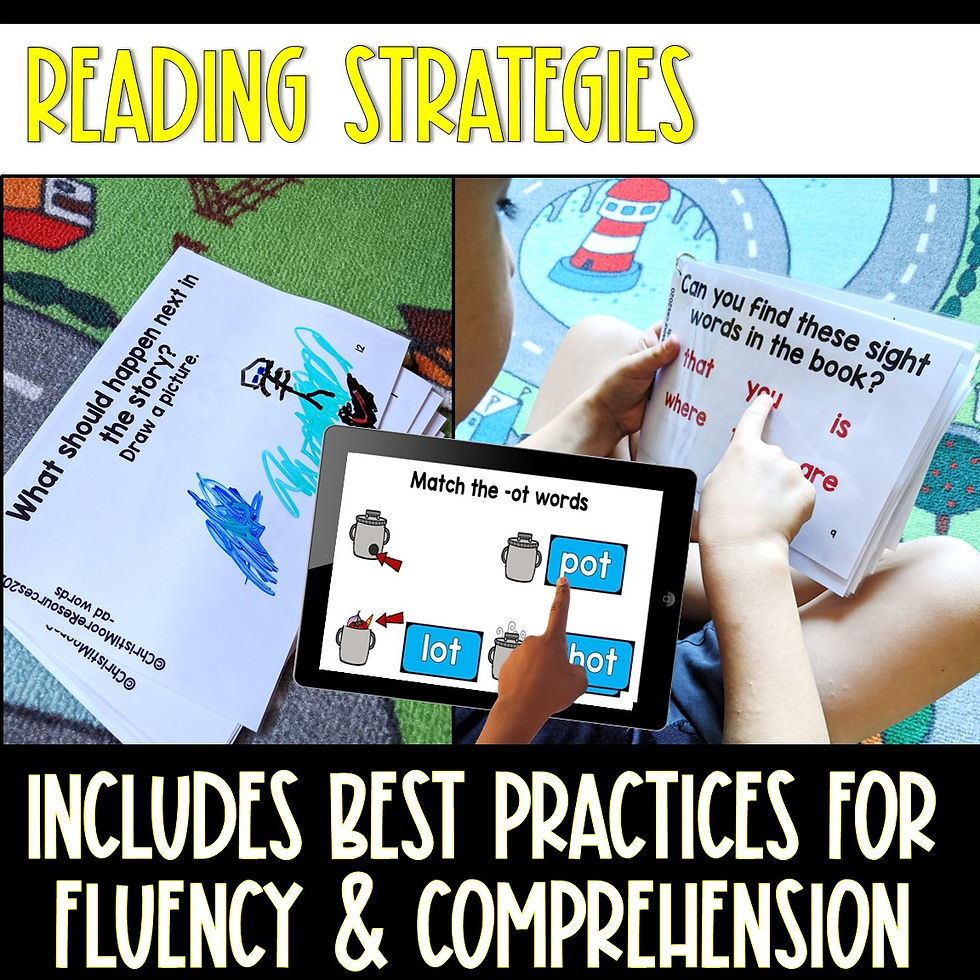 Thumbnail: Digital and Print Short O CVC Emergent Reader and Activities