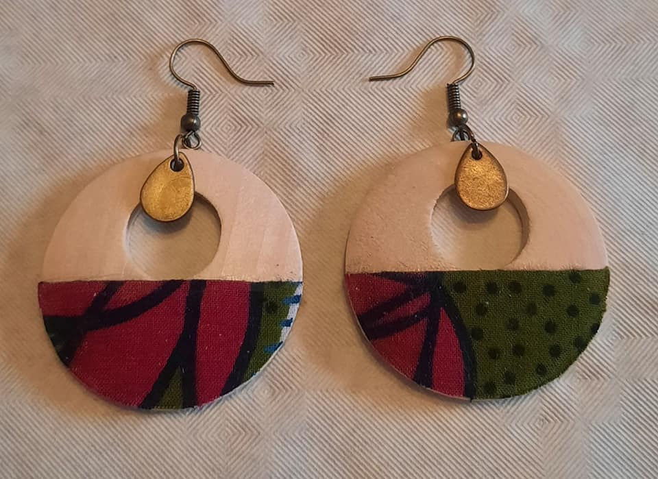 Boucles d'oreilles rondes