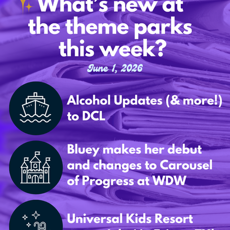 Theme Park News - June 1, 2026