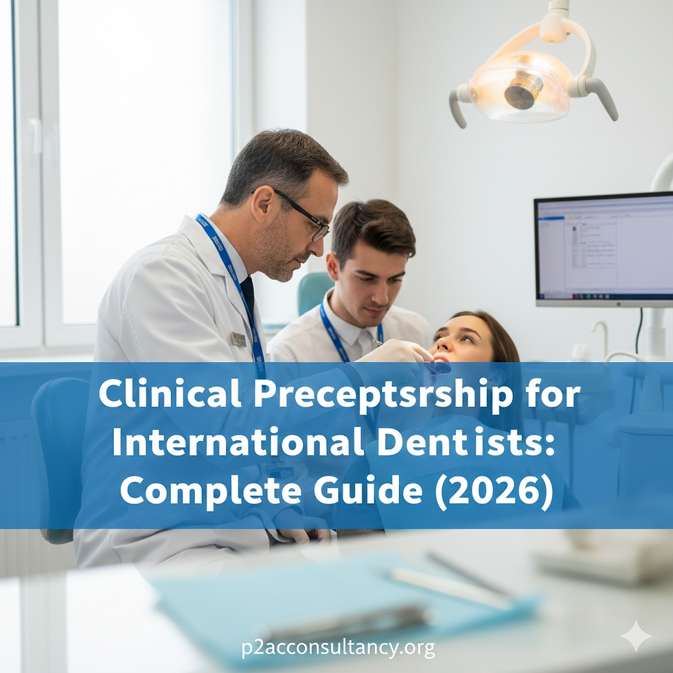 Clinical Preceptorship for International Dentists: Complete Guide (2026)