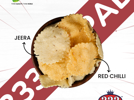333 Rice Papad Chawal Ke Papad In A Bowl Text : Two Flavours Jeera And Red Chilli
