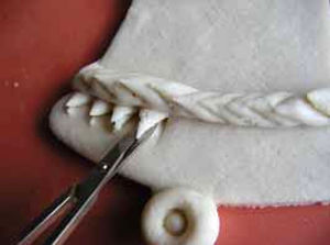 Pracovní postup - Zvonek ze slaného těsta