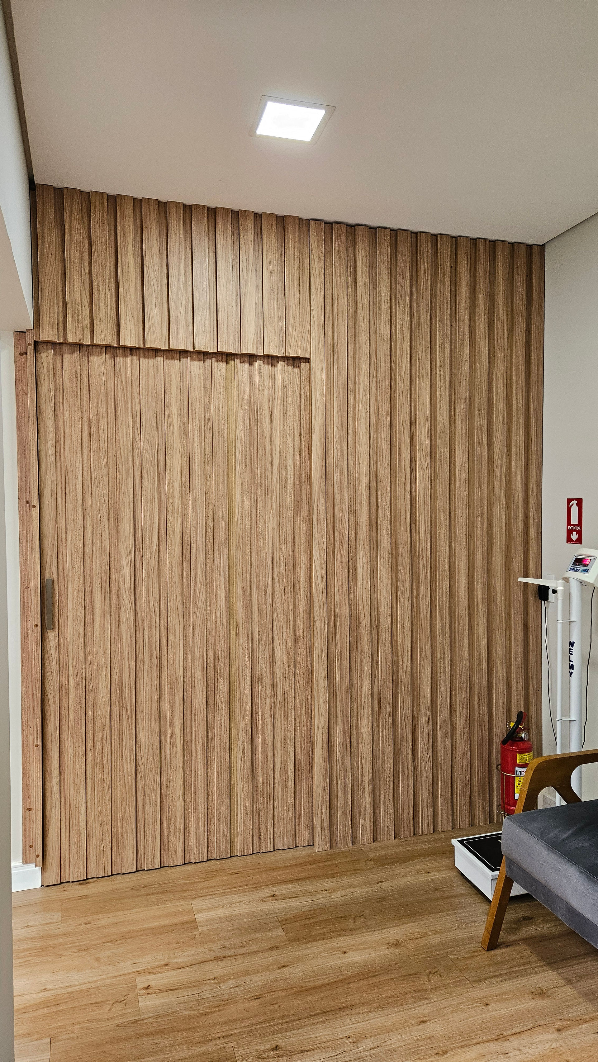 porta planejada ripada de passagem