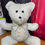 Thumbnail: Memory/Keepsake Bear with Original Collar and Buttons