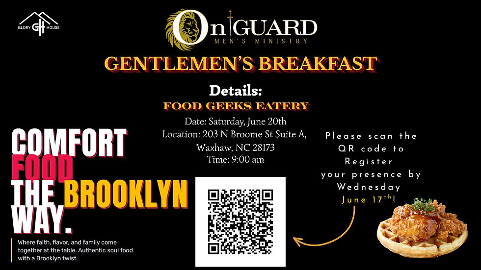 OnGuard Men’s Ministry Gentlemen’s Breakfast