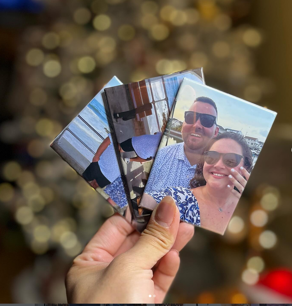 Thumbnail: Set of 3 - 2.5"x3.5" Rectangular Custom Photo Magnets