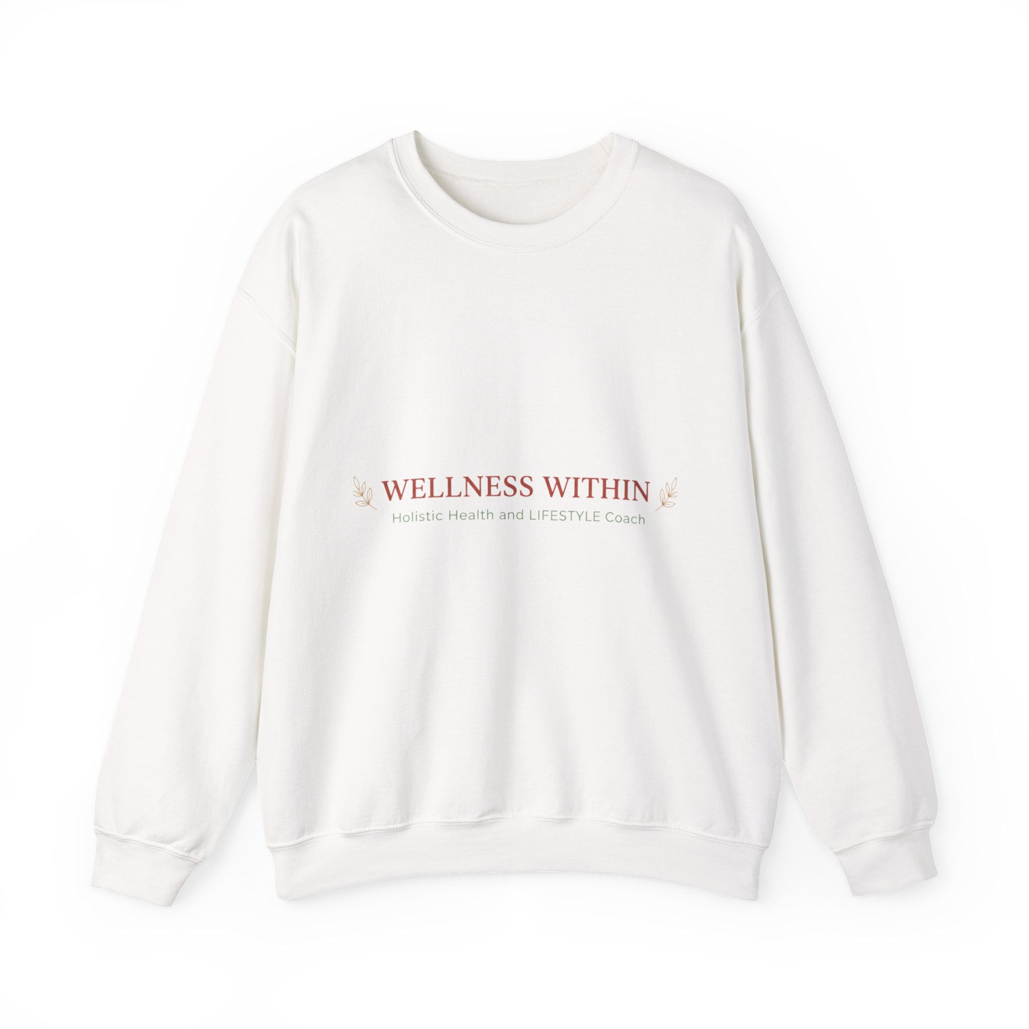 Wellness Within Crewneck Sweatshirt — Relaxed Self‑Care Pullover