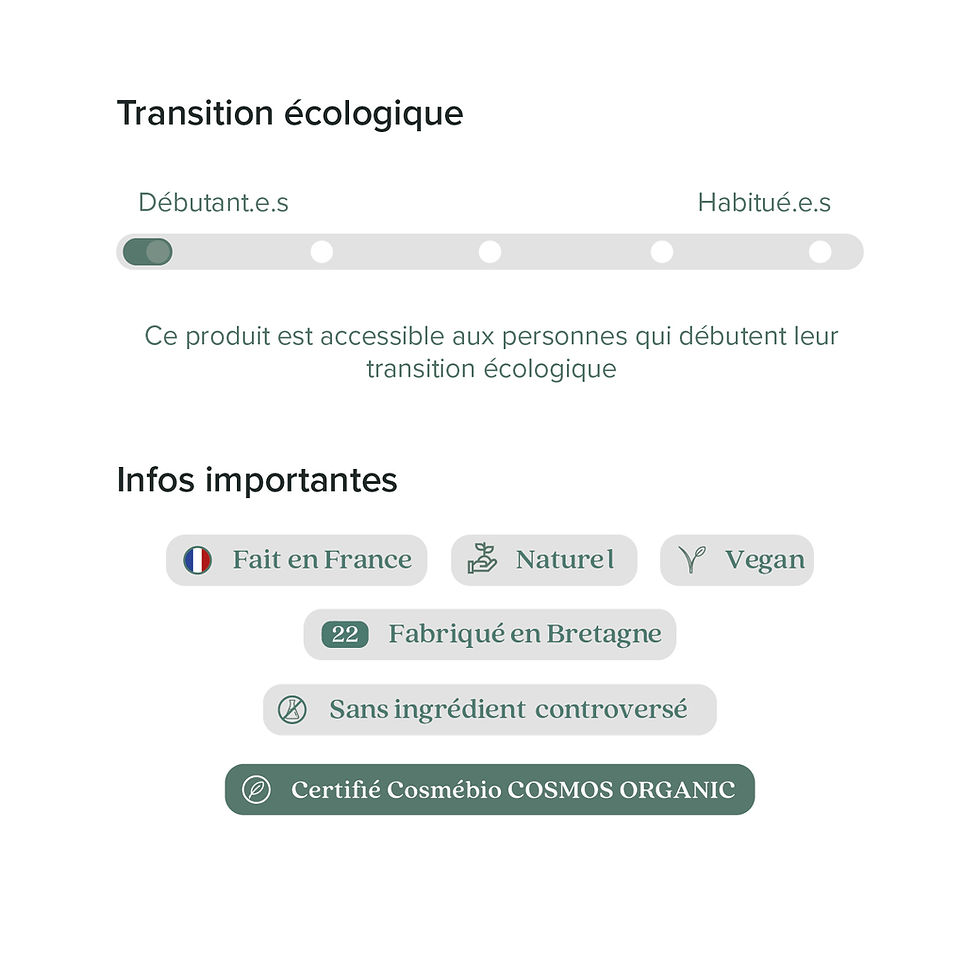 Miniature : Fiche descriptive du Déodorant crème Palmarosa de la marque Endro