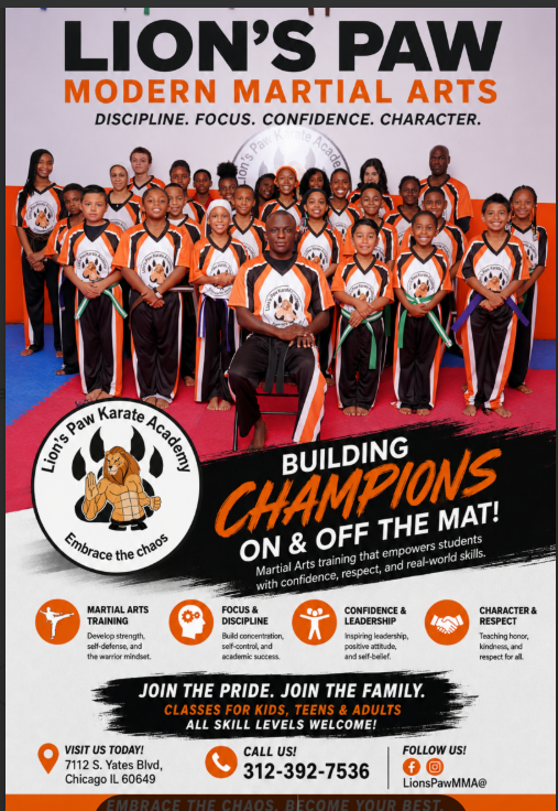 Sensei Daniel Muhammad's martial arts school.