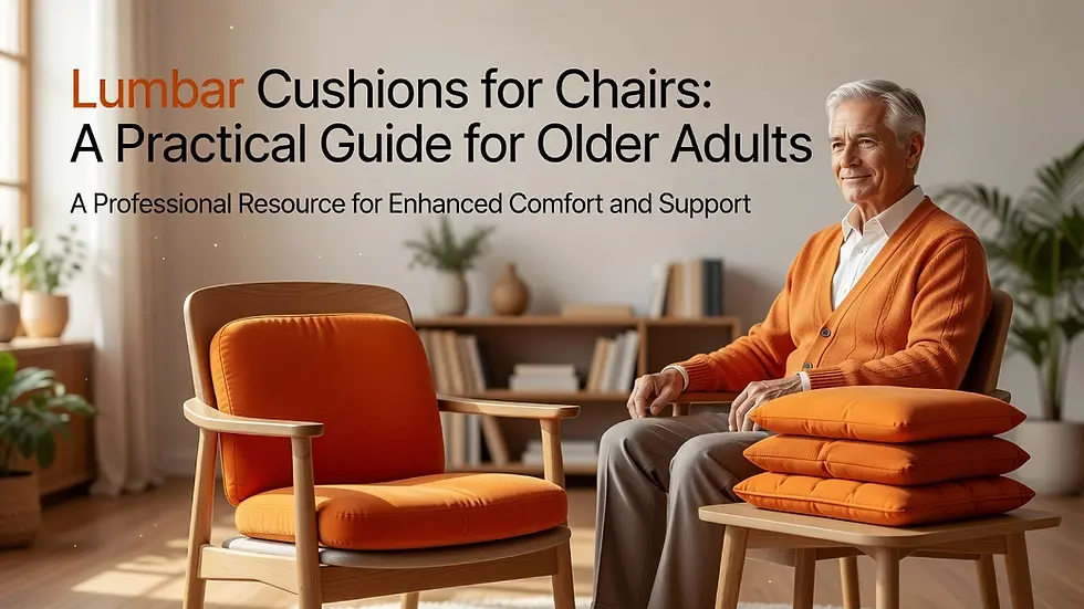 Lumbar Cushions for Chairs: A Practical Guide for Older Adults