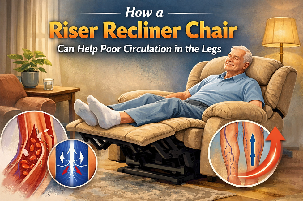 How a Riser Recliner Chair Can Help Poor Circulation in the Legs